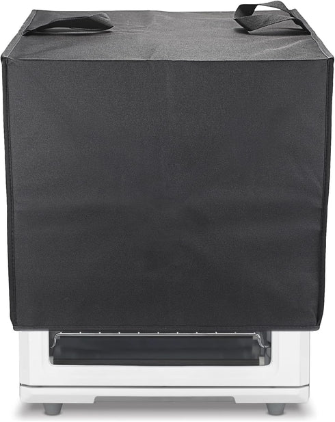 OwnMy Black Toaster Oven Dust Cover Heat-Resistant Microwave Oven Dust Cover Large, TOA-60 Toaster Oven Dust Cover for Kitchen Counter, Small Kitc...