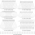 YaeYur 280PCS Hoop Earring Findings Hypoallergenic Beading Hoop Earrings 100PCS Earring Hooks for Beading 100PCS Silicone Earring Backs Earrings B...