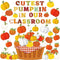 Fall Pumpkin Classroom Bulletin Decorations Thanksgiving Pumpkin Honeycomb Balls Bulletin Board Cutest Pumpkin in Our Classroom Paper Cutouts for ...