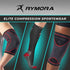 Rymora Leg Compression Sleeve, Calf Support Sleeves Legs Pain Relief for Men and Women, Comfortable and Secure Footless Socks for Fitness, Running...