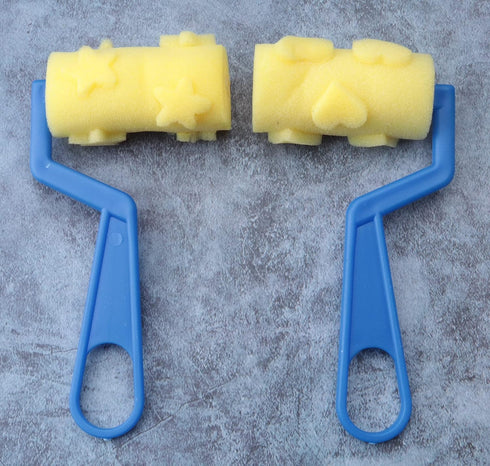 8 Pcs Painting Sponge Roller Set Washable Soft Painting Brushes Tools Foam Roller Sponge for Kids Drawing Crafting School Students DIY Paint Back ...