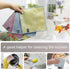 2024 New Multipurpose Wire Dishwashing Rags for Wet and Dry, Reusable, Double-Layer Structure, Non-Scratch Wire Dish Cloth Suitable for Scrubbing ...