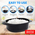 Rapid Rice Cooker | Microwave Rice Blends in Less Than 3 Minutes | Perfect for Dorm, Small Kitchen, or Office | Dishwasher-Safe, Microwaveable, & ...