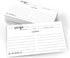 321Done Small Recipe Cards (Set of 50) From the Kitchen Of 3x5 Black and White Minimalist for Wedding, Bridal Shower Double-Sided - Made in USA...