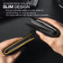 GSOIAX Mens Slim Wallet for Men Minimalist Genuine Leather Carbon Fiber Rfid Blocking Bifold Credit Card Holder With Gift Box (Yellow and Carbon B...