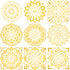 12 x 12 Inch Mandala Painting Stencil Reusable Laser Cut Painting Template Floor Wall Tile Fabric Furniture Stencils Painting Stencils Party Favor...