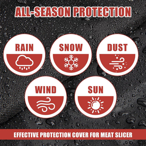 Meat Slicer Cover,Dust-proof Meat Slicer Machine for Home compatible with OSTBA Meat Slicer Commercial,Fit for Elite for OSTBA Meat Slicer -15" L ...