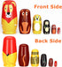 SWANGSA 6 Pcs Russian Nesting Dolls, Cute Cartoon Animals Handmade Wood Stacking Matryoshka Nesting Dolls for Kids Birthday Wishing Gift, Home Dec...