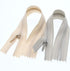 16 Inch Invisible Zippers Beige Grey Color 40.64 cm Closed End Nylon Coil Hidden Zipper for Sewing Craft Dress Pillow Bag Sofa Cushion Mixed 10 PC...