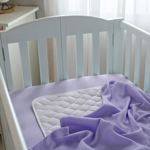 TL Care 100% Cotton Thermal Waffle Swaddle Blanket, Soft, Breathable & Stretchy, Lavender, 30" x 40" for Boys and Girls, Perfect for Swaddling, Tr...