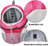 Fhiny Dog Carrier Backpack, Comfortable Doggy Front Backpack Pet Puppy Carrier Travel Pack with Breathable Head Out Design and Padded Shoulder for...