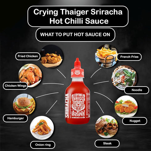Crying Thaiger Sriracha Hot Chilli Sauce 200ml...