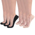 Womens Truly No Show Socks for Flats Heels Non Slip Cotton Ultra Low Cut Liner Socks(6-Black+Nude,5-7.5)...