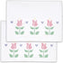 Jack Dempsey Cross-Stitch Tulips Embroider Pillowcase, Standard, White...