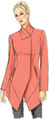 Vogue Patterns Seamed and Collared Jacket Sewing Pattern for Women, Sizes 6-14...