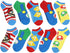 Super Mario Unisex Game Inspired 5 Pair Mix and Match Ankle Socks...