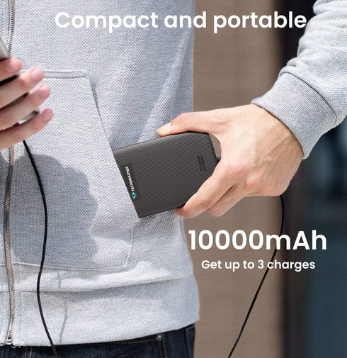 TECHSMARTER 10000mAh Magnetic Wireless Power Bank, 18W USB-C PD Portable Phone Charger. Compatible with iPhone 12, 13, 14 only...