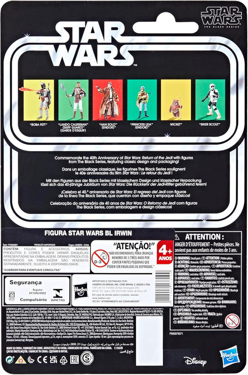 STAR WARS The Black Series Lando Calrissian, Return of The Jedi 40th Anniversary 6-Inch Collectible Action Figures, Ages 4 and Up...