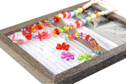 DAZZLINGKIT Bracelet Making kit Beads Charm for Jewelry Making kit for Girls. 500+ Pieces Variety Shapes and Colors Perfect Toys for Girls Kids Ag...