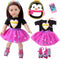 18 Inch American Doll Clothes and Accessories Doll Travel Skating Sport Playset Doll Outdoor Sport Accessories (Not Include Doll)...