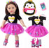 18 Inch American Doll Clothes and Accessories Doll Travel Skating Sport Playset Doll Outdoor Sport Accessories (Not Include Doll)...