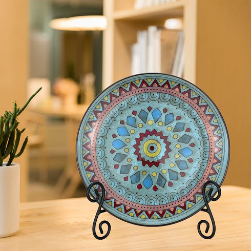 6 Inch Plate Stands for Display, 1Pack Black Iron Adjustable Easel Stand for Photo Picture Frame Plate Album and Home Decoration...