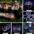2 Pack Solar Firework Lights, 150 Led 8 Modes Solar Garden Lights for Outside, Water Proofing Led Sparkler Lights, Solar Outdoor Decorative Stake ...