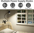 Dott Arts Desk Lamp,USB Clip On Light with 3 Color Modes,LED 10 Levels Brightness Reading Light, 360°Gooseneck Book Light,Eye-Care Reading Lamp fo...