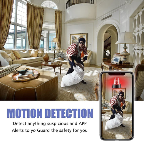 KFK Hidden Spy Camera,1080P Wireless Mini WiFi Nanny Cam Smart Home, Pet Dog Camera Indoor Outdoor Baby Camera 1080P Remote Portable,Secret House ...