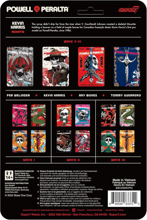 Super7 Powell-Peralta Kevin Harris - 3.75" Powell-Peralta Action Figure Classic Skateboard Collectibles and Retro Toys...