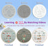 ETSPIL 3 Sets Embroidery kit for Beginners Adults?Learn 33 Different Stitches DIY Kits ?includes Stamped Flower Pattern, Hoop, Color Threads,Tools...
