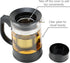 Glass Teapot Tea Kettle with Removable Infuser and Heat Resistance Base for Making and Serving Blooming Tea, Loose Leaf Tea - Capacity is 950ml/32...