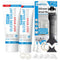 8Oz Clear Waterproof Caulk & Seal Silicone Sealant, Wadities Tile Grout Repair Kit with Grout Remove Scraper, Shrink & Crack Proof for Bathroom, S...