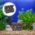 Aquarium Ornament, Simulation Treasure Chest Fish Tank Decoration Resin Hide Castle Ornament Underwater Landscape Decor...