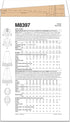 McCall's Misses' Old West Costume Sewing Pattern Packet, Design Code M8397, Sizes 18-20-22-24-26...