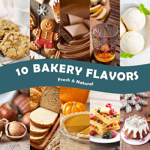 Bakery Fragrance Oils, Holamay Scented Oils for Soap & Candle Making, Aromatherapy Essential Oils for Diffuser (10 packs of 5ml) - Creamy Vanilla,...