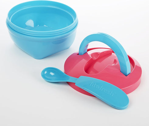Fit & Fresh Kid's Spill-Proof Meal Container, 14 ounce capacity, Colors may vary...