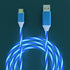 Micro USB Cable Android Charger, 6.6FT Led Light Up Glowing Micro USB Fast Charging Cord for Android, Samsung Galaxy S7 S6 S5, Note 5, Kindle and ...