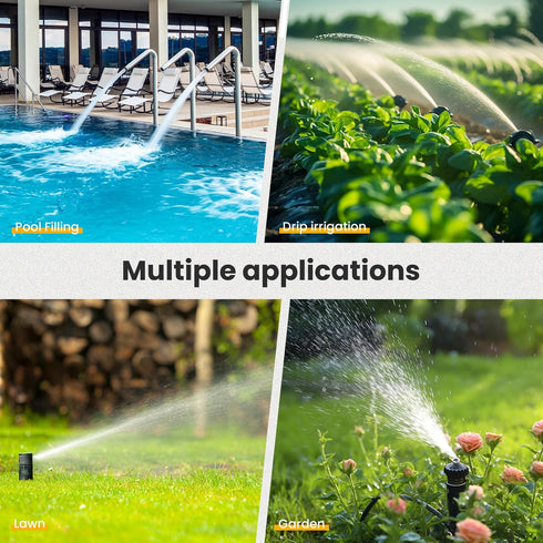 MOES Sprinkler Timer with Brass Inlet, 3 Separate Programs Timer, Programmable Water Timer for Garden Hose, Manual | Rain Delay | Cycle Plan | Aut...