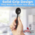 Extra Sturdy, Pro-Grade Plastic Soup Spoons 50 CT. Black, Heavy Duty Recyclable Utensils for Soups, Stews, Chili and Gumbo. Heavyweight Round Spoo...