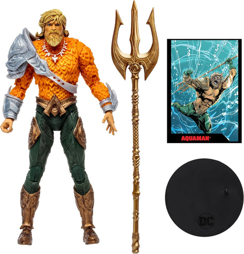 McFarlane Toys DC Direct Page Punchers Aquaman 7in Action Figure with Aquaman Comic...
