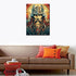 Medieval Vikings Pictures for Living Room Graffitic Warrior Paintings 5 Piece Canvas Wall Valkyrie Valiant Artwork Nordics House Decor Wooden Fram...