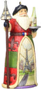 Jim Shore Heartwood Creek French Santa Stone Resin Hanging Ornament, 4.25”,Christmas...