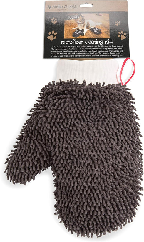 Pavilion Gift Company Paw Microfiber Dog-Cleaning Mitt...