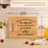 Retirement Gifts for Women Men, Happy Retirement Bamboo Cutting Board with Warm Words - Best Retirement Gifts for Coworker Friend Mom Grandma Dad ...