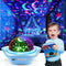 ?Gifts Package? Star Projector Light for Kids Gifts, 96 Lighting Star Light Room Lights Bedroom Decor,6 Films-360°Rotating LED Space Light Project...