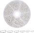 PH PandaHall 1070pcs Silver Split Rings 6 Sizes Iron Double Jump Rings Jewelry O Rings for DIY Necklace Bracelet Earring Jewelry Making (4mm, 5mm,...