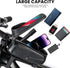 Bicycle Bag,Bicycle Accessories,New Cell Phone Front Rack Bag Holder,Sturdy Design No Deformation,Waterproof,Bicycle Bag,Men's Bicycle Gift Gear,C...