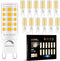 Sailstar G9 LED Bulb Dimmable 40W Equivalent, G9 Bulb 3000K Warm White, 400 Lumens, 360° Beam Angle, No Flicker, 120V, G9 Bi-pin Bulb Ceramic Base...