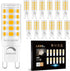 Sailstar G9 LED Bulb Dimmable 40W Equivalent, G9 Bulb 3000K Warm White, 400 Lumens, 360° Beam Angle, No Flicker, 120V, G9 Bi-pin Bulb Ceramic Base...